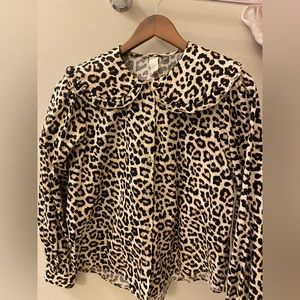 HM leopard shirt